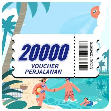 Voucher wisata setara NT$ 20.000